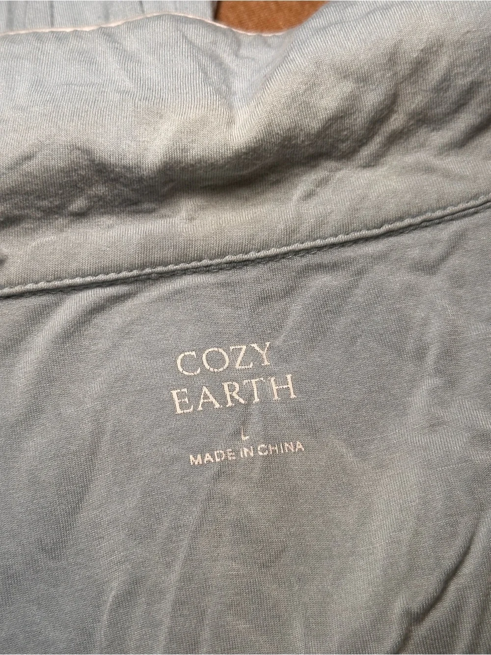 Cozy Earth Women's Light Blue Long Sleeve Pajama Set